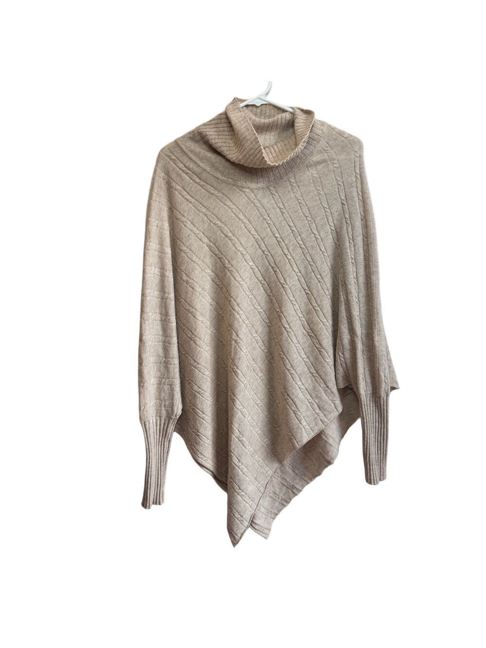 AVENTURA Cashmere & Silk Cableknit Poncho